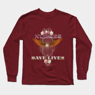 Nurses Design Long Sleeve T-Shirt